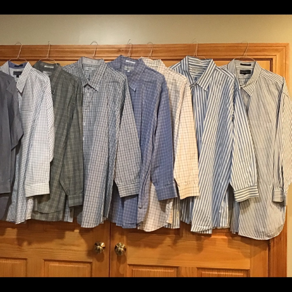 shirts.Long sleeve, button down 20x35